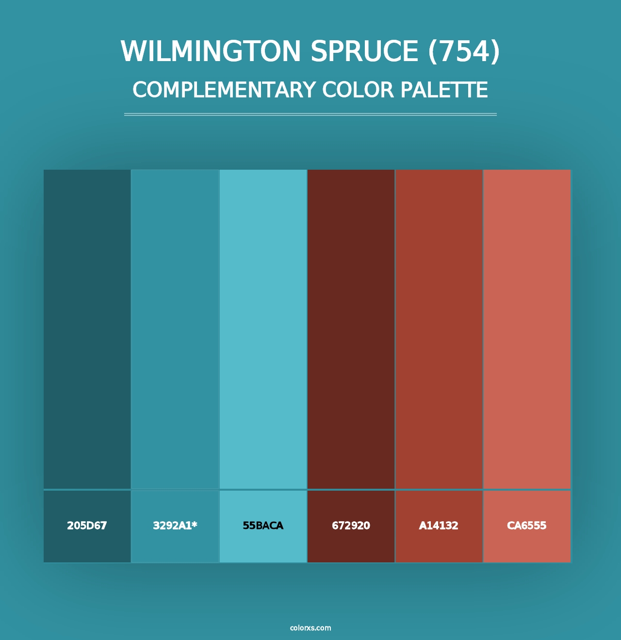 Wilmington Spruce (754) - Complementary Color Palette