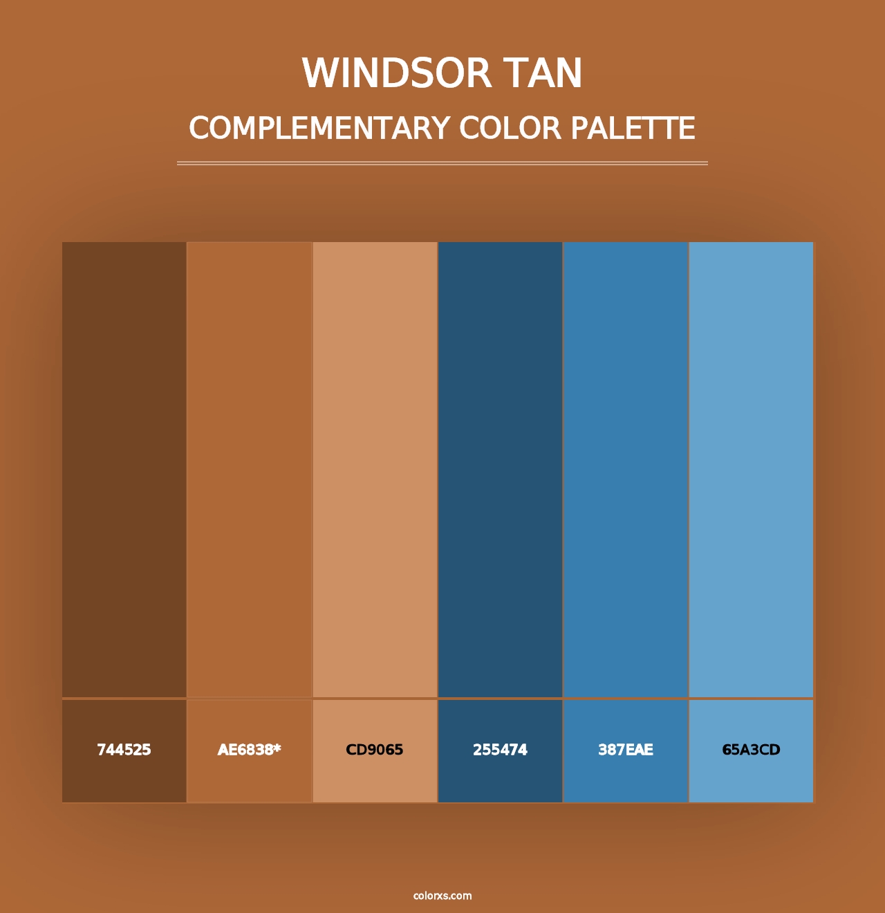 Windsor Tan - Complementary Color Palette