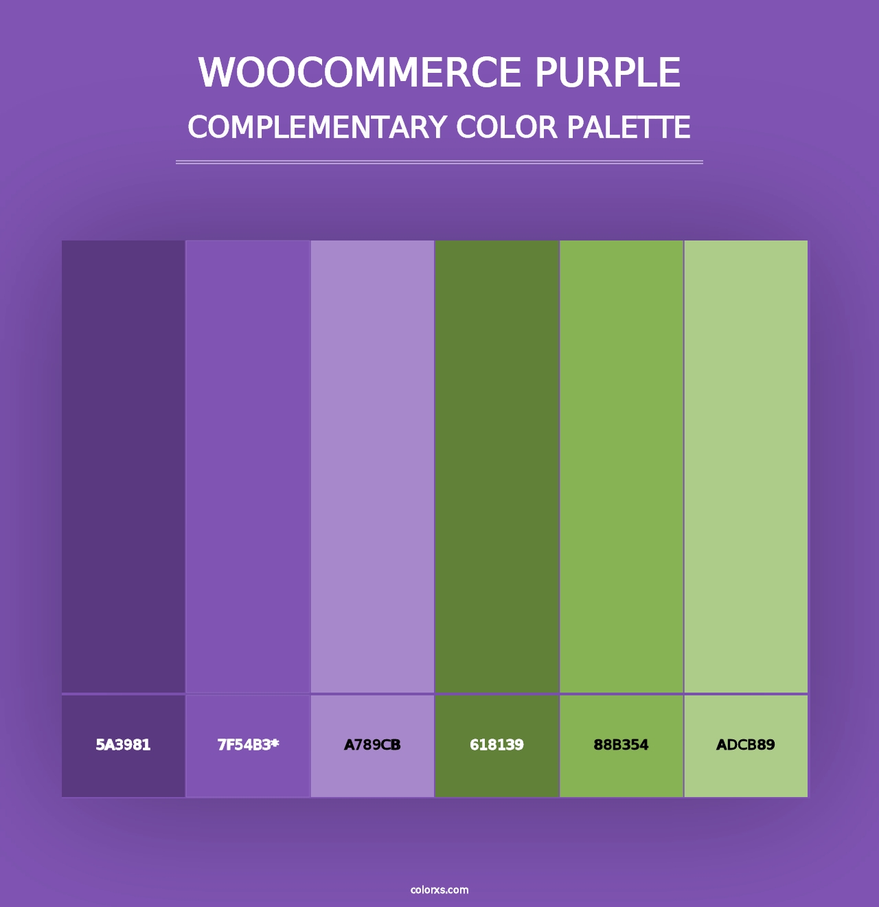 WooCommerce Purple - Complementary Color Palette