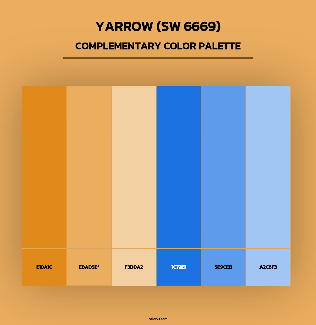 Yarrow (SW 6669) - Complementary Color Palette