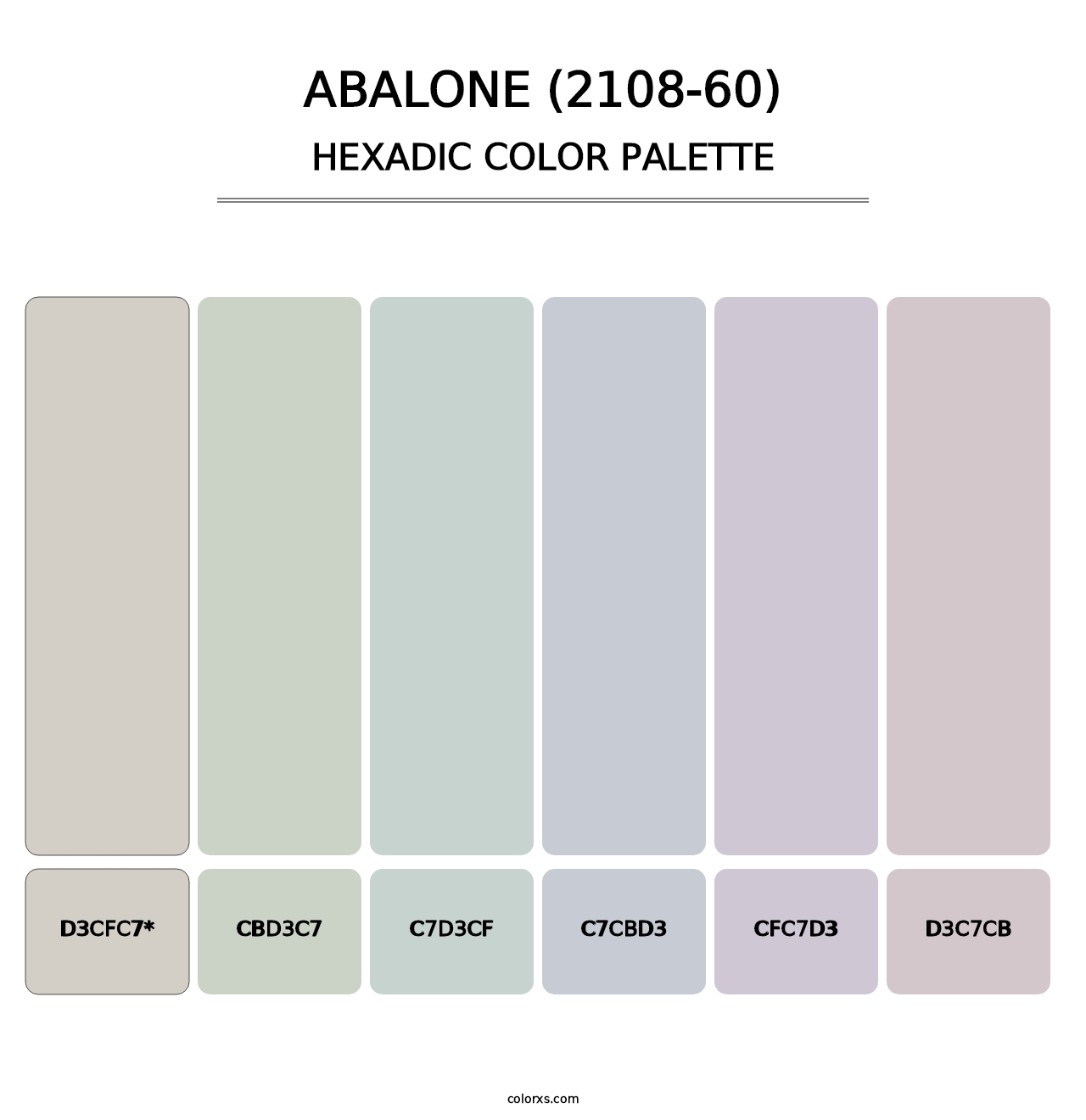 Abalone (2108-60) - Hexadic Color Palette