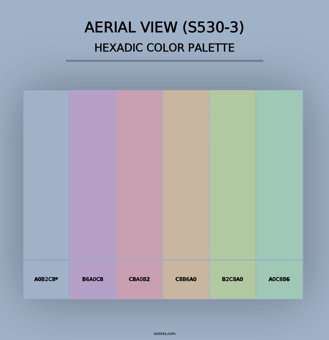 Aerial View (S530-3) - Hexadic Color Palette