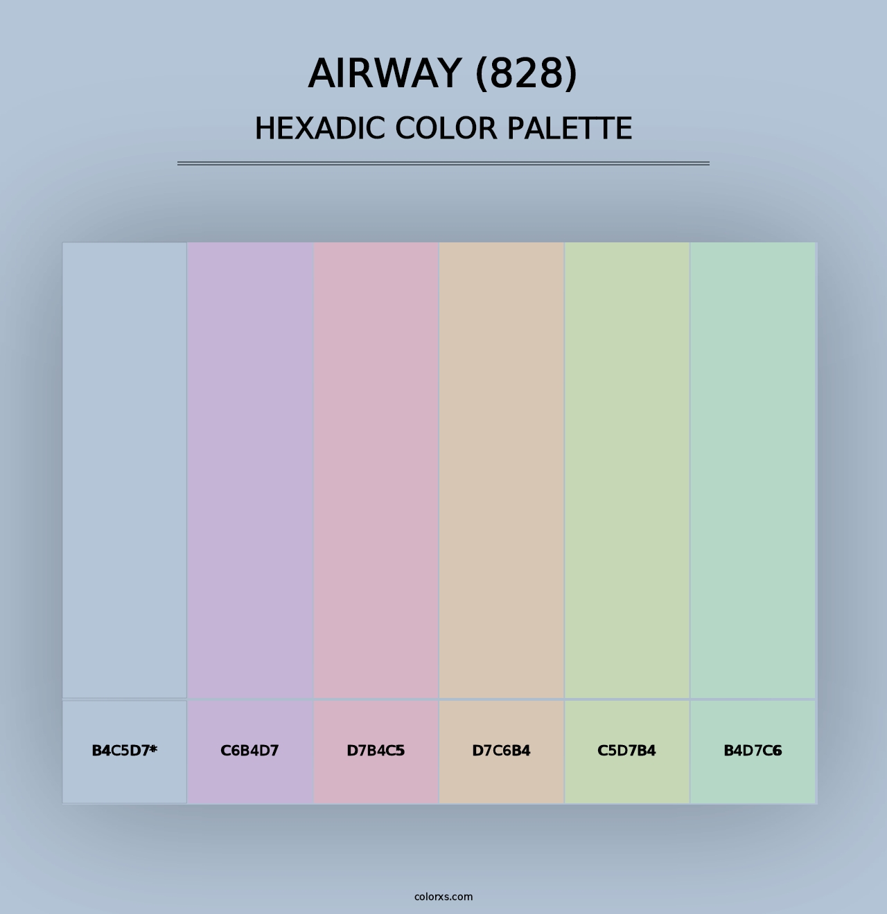 Airway (828) - Hexadic Color Palette