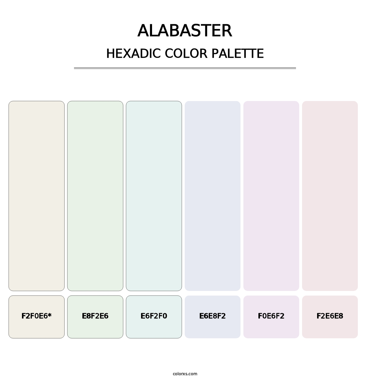 Alabaster - Hexadic Color Palette