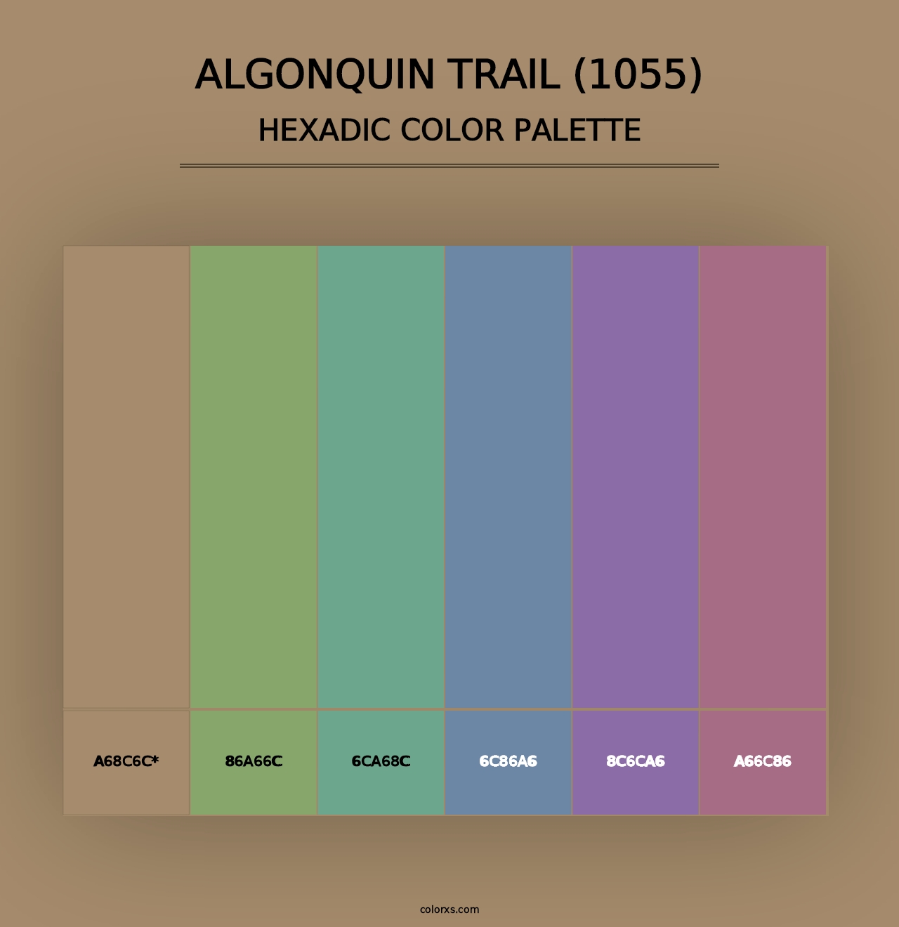 Algonquin Trail (1055) - Hexadic Color Palette