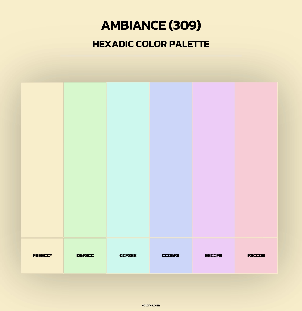 Ambiance (309) - Hexadic Color Palette