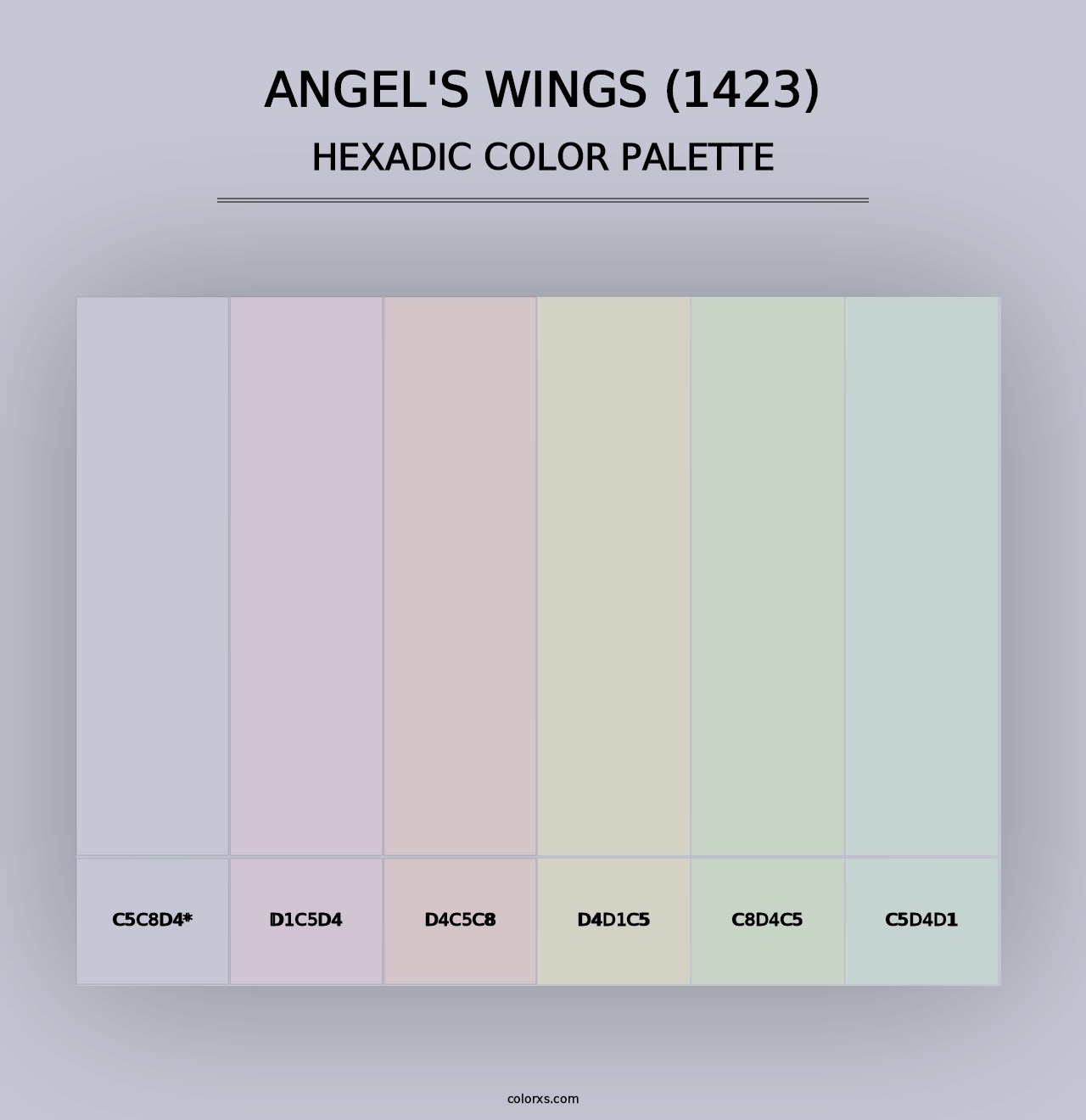 Angel's Wings (1423) - Hexadic Color Palette