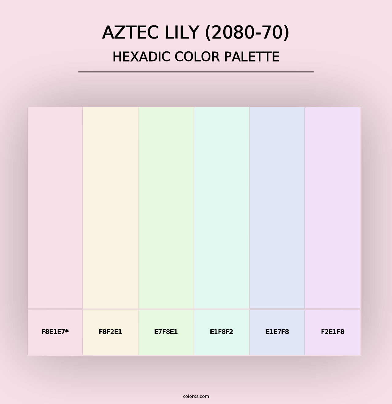 Aztec Lily (2080-70) - Hexadic Color Palette