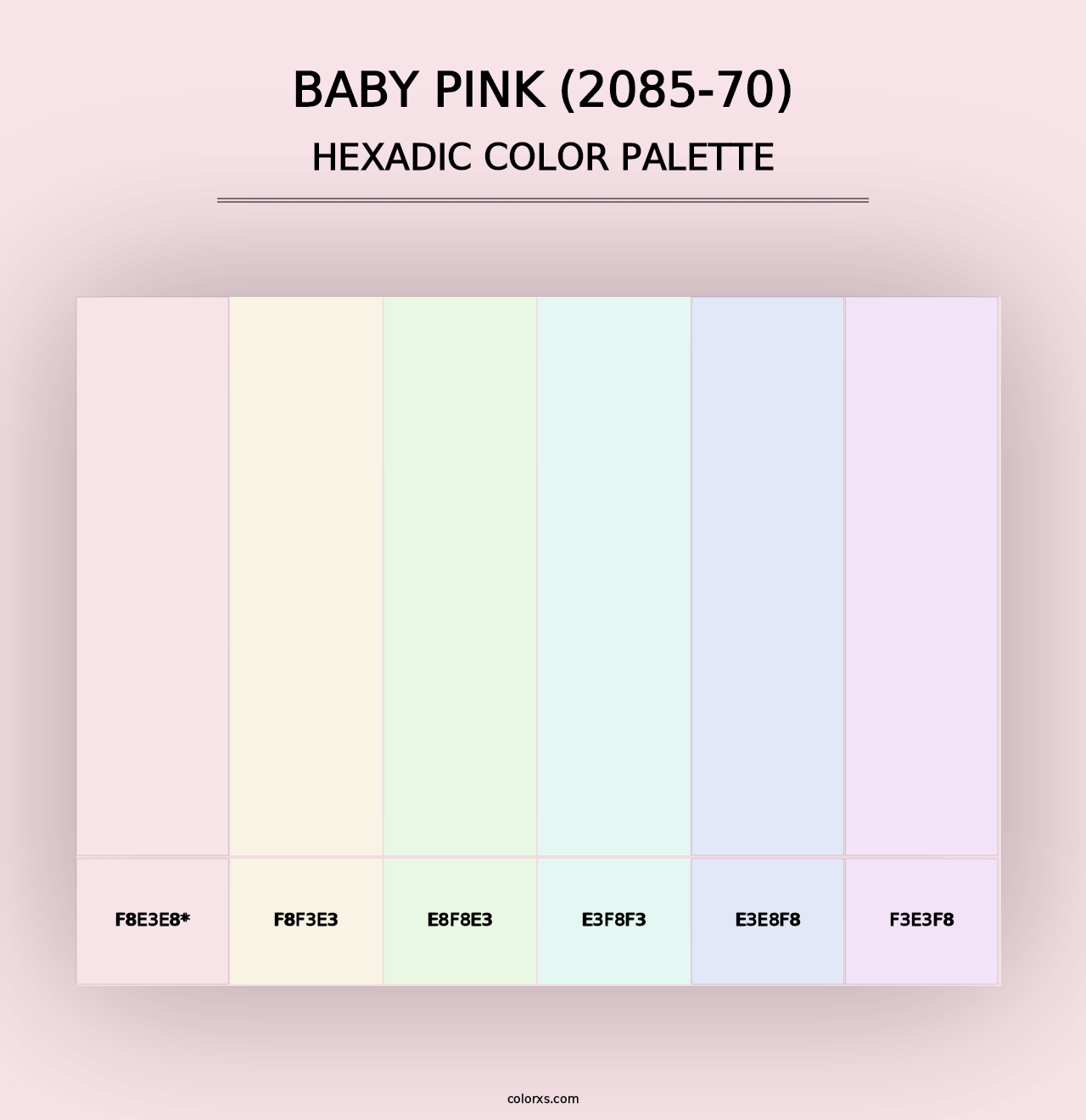 Baby Pink (2085-70) - Hexadic Color Palette