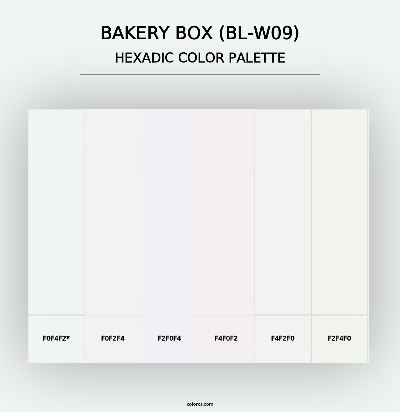 Bakery Box (BL-W09) - Hexadic Color Palette