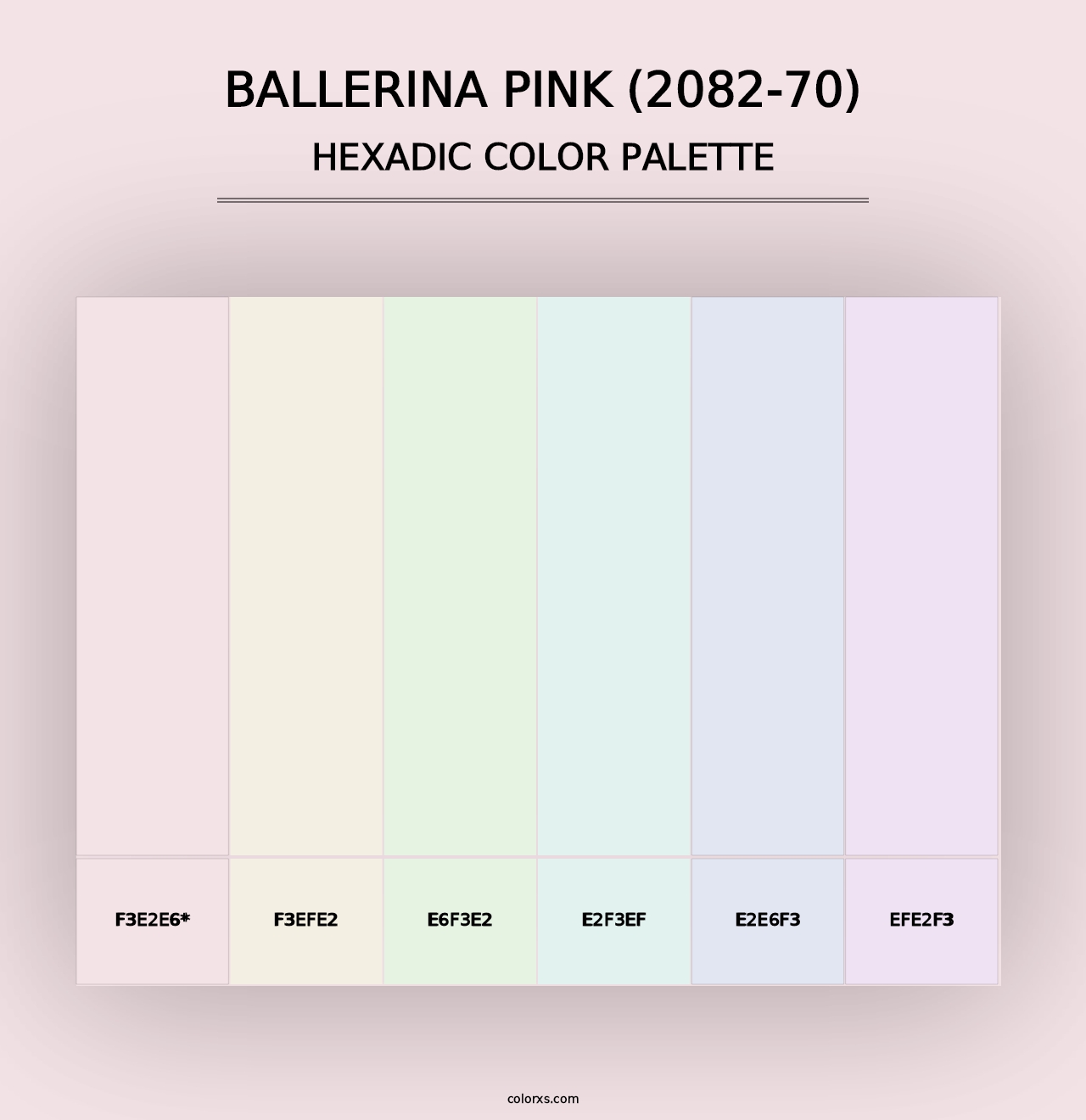 Ballerina Pink (2082-70) - Hexadic Color Palette