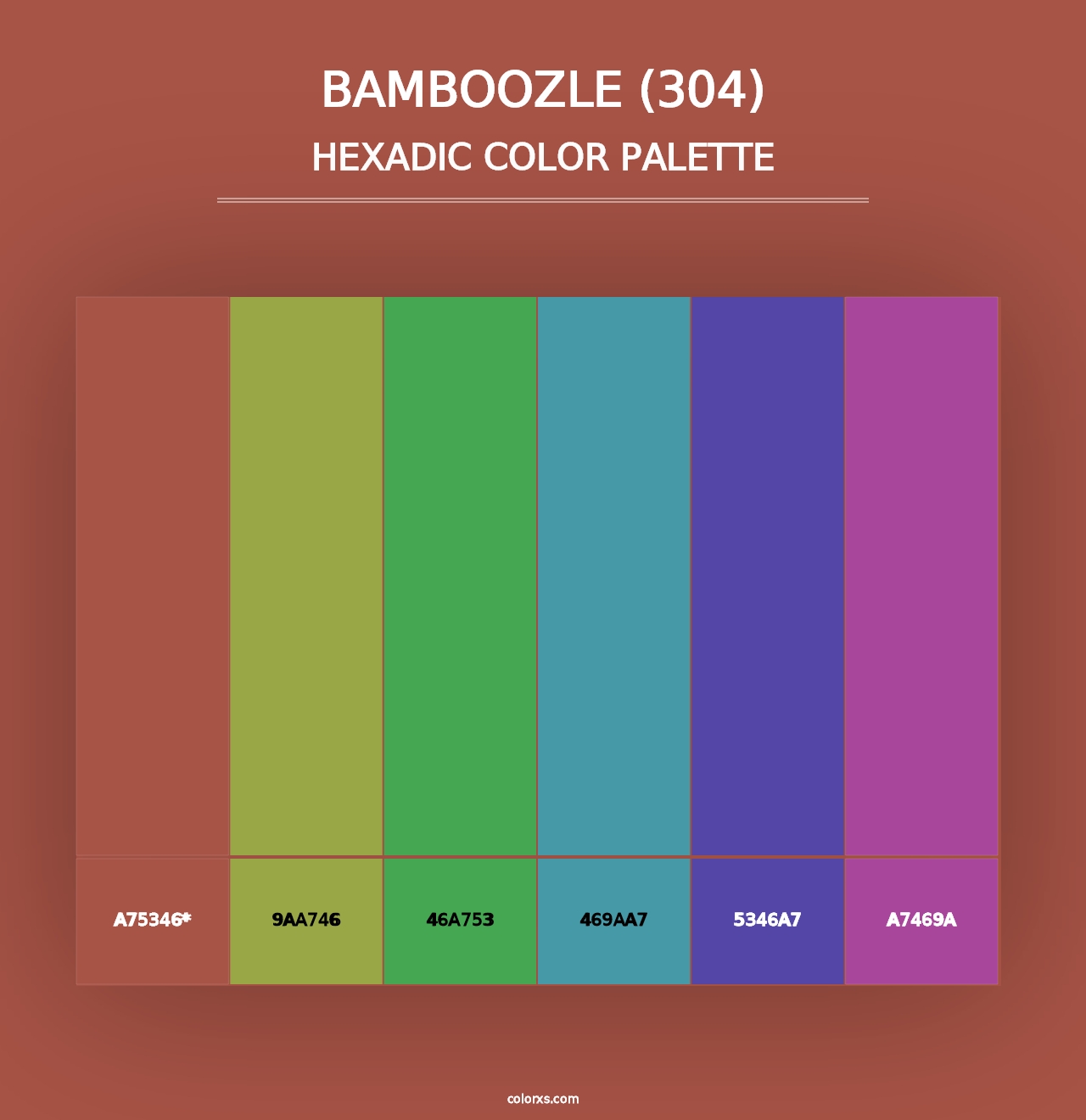 Bamboozle (304) - Hexadic Color Palette