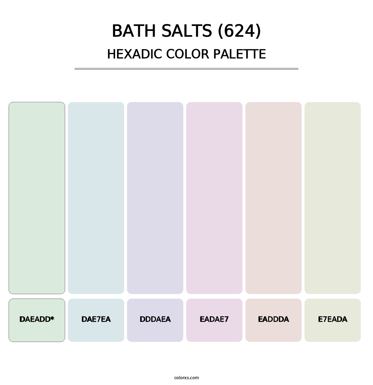 Bath Salts (624) - Hexadic Color Palette