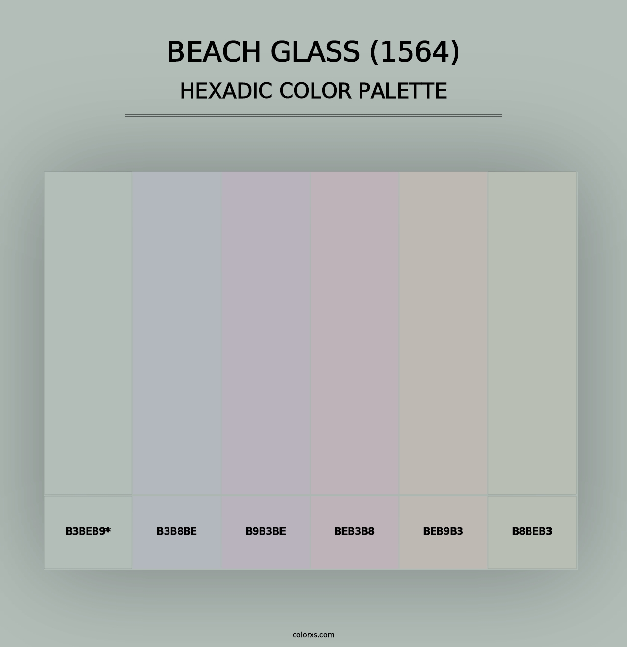 Beach Glass (1564) - Hexadic Color Palette