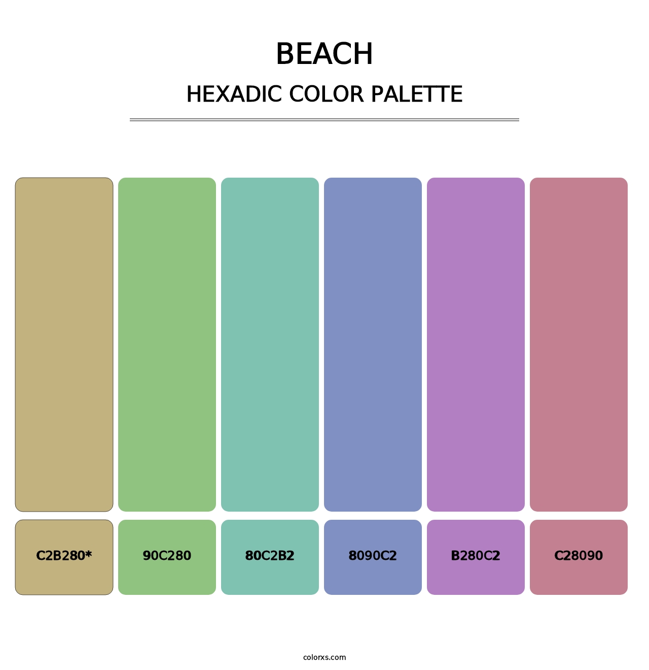 Beach - Hexadic Color Palette