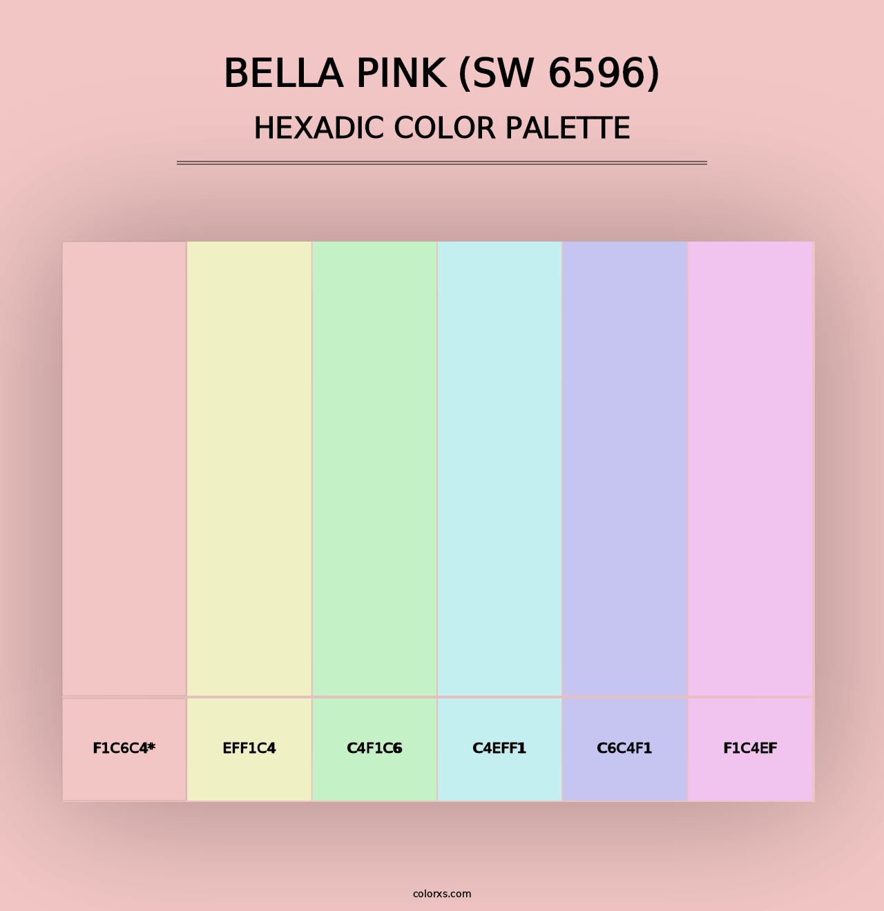 Bella Pink (SW 6596) - Hexadic Color Palette