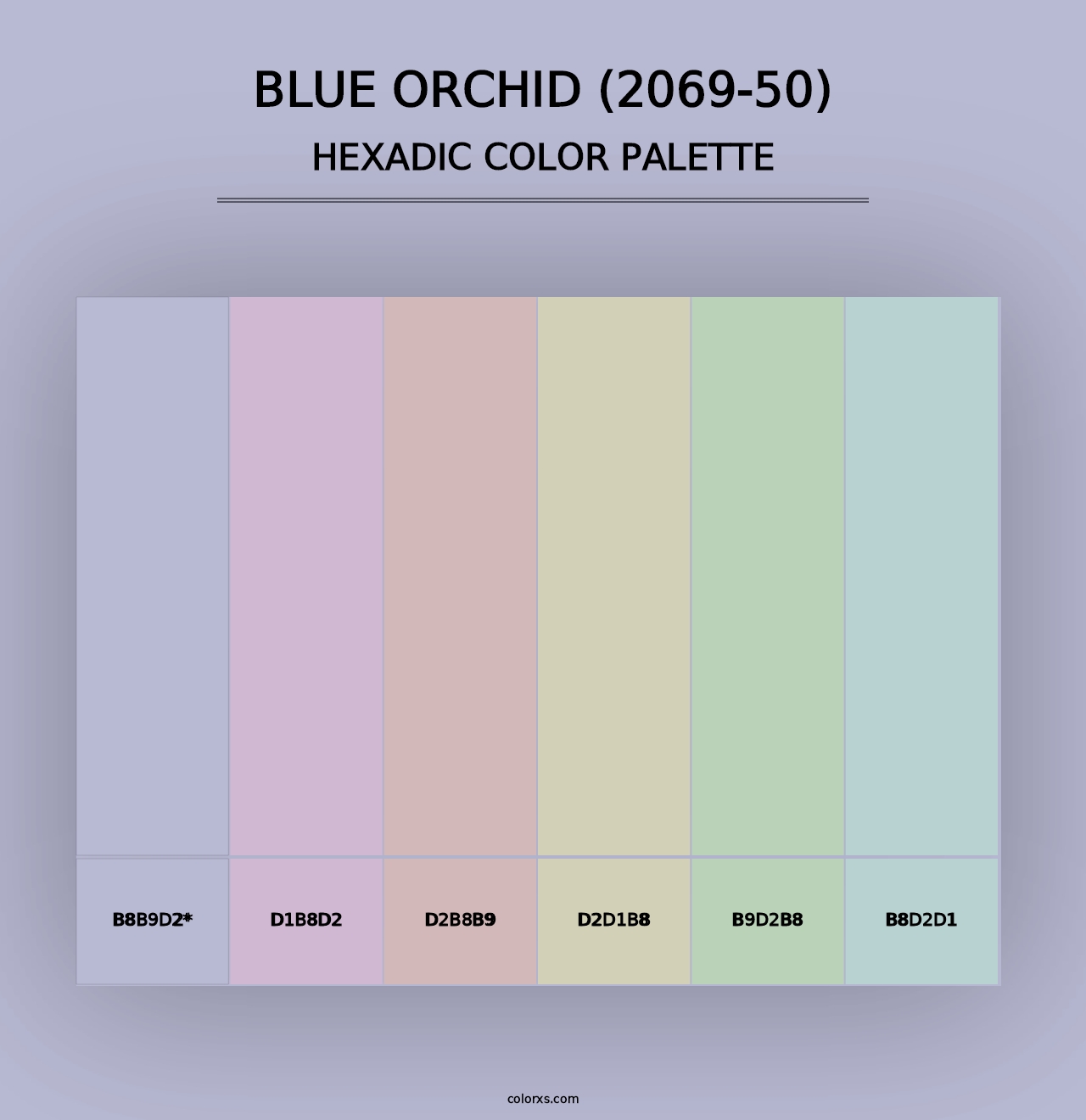 Blue Orchid (2069-50) - Hexadic Color Palette