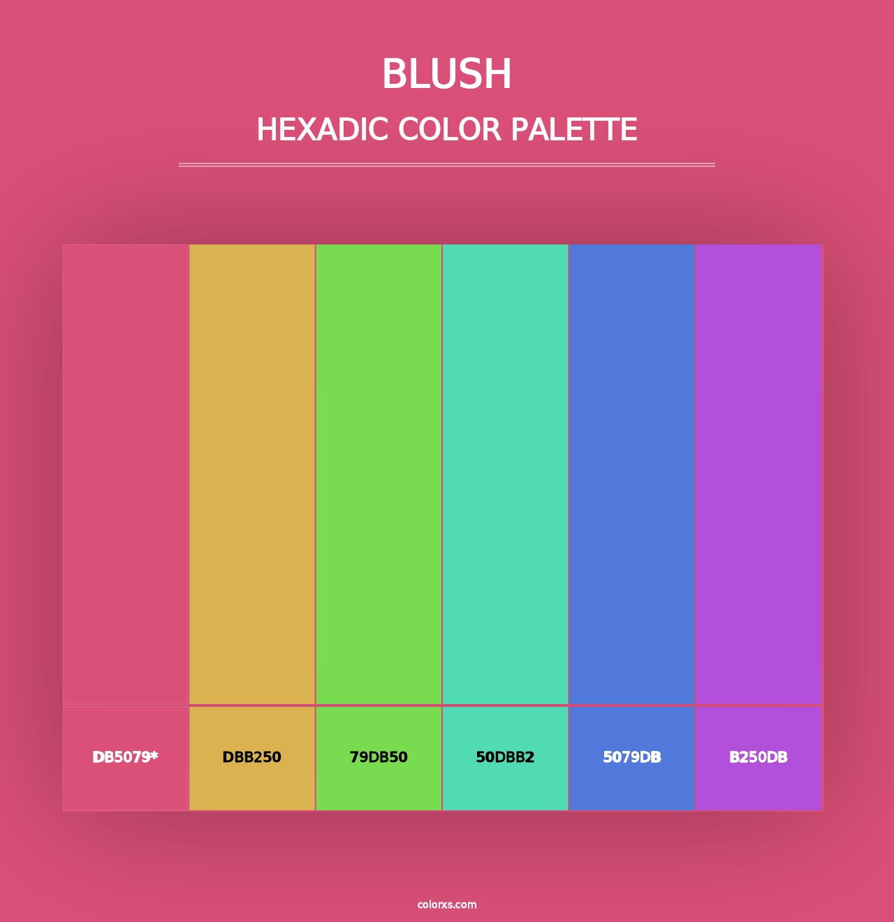 Blush - Hexadic Color Palette