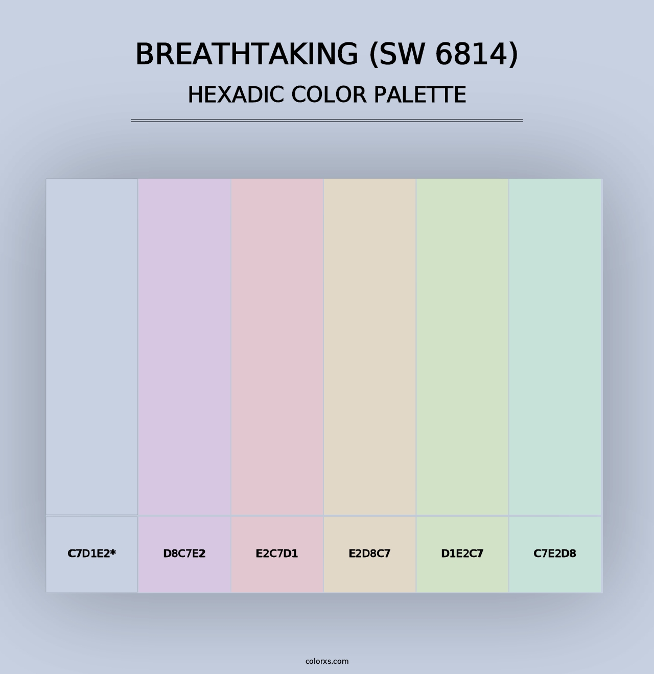 Breathtaking (SW 6814) - Hexadic Color Palette