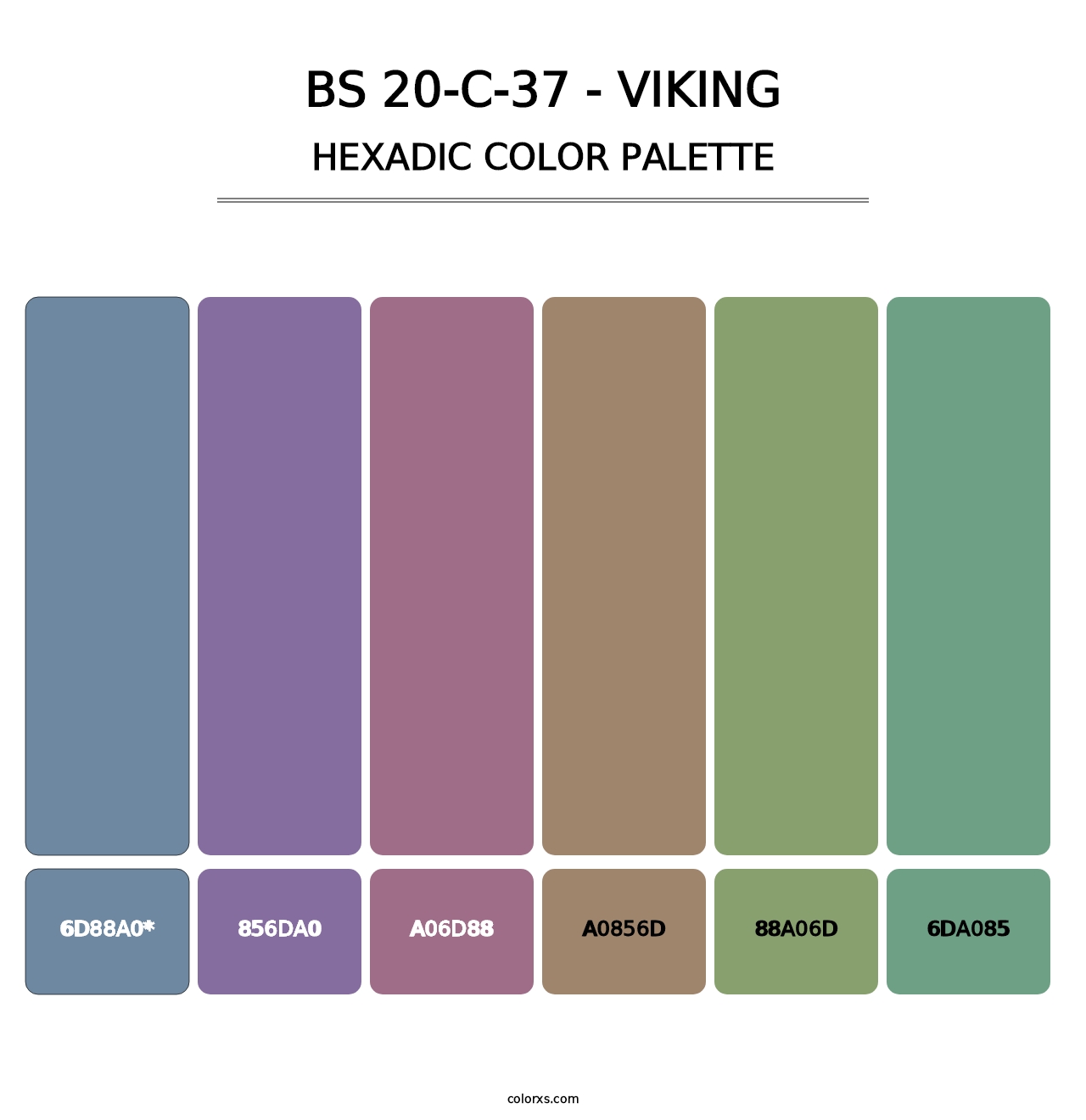 BS 20-C-37 - Viking - Hexadic Color Palette