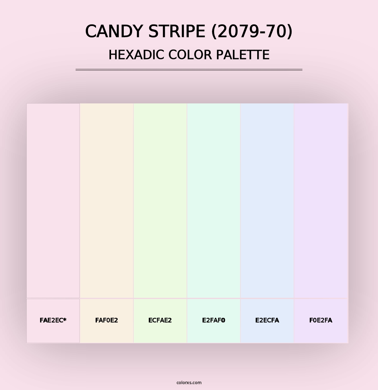 Candy Stripe (2079-70) - Hexadic Color Palette