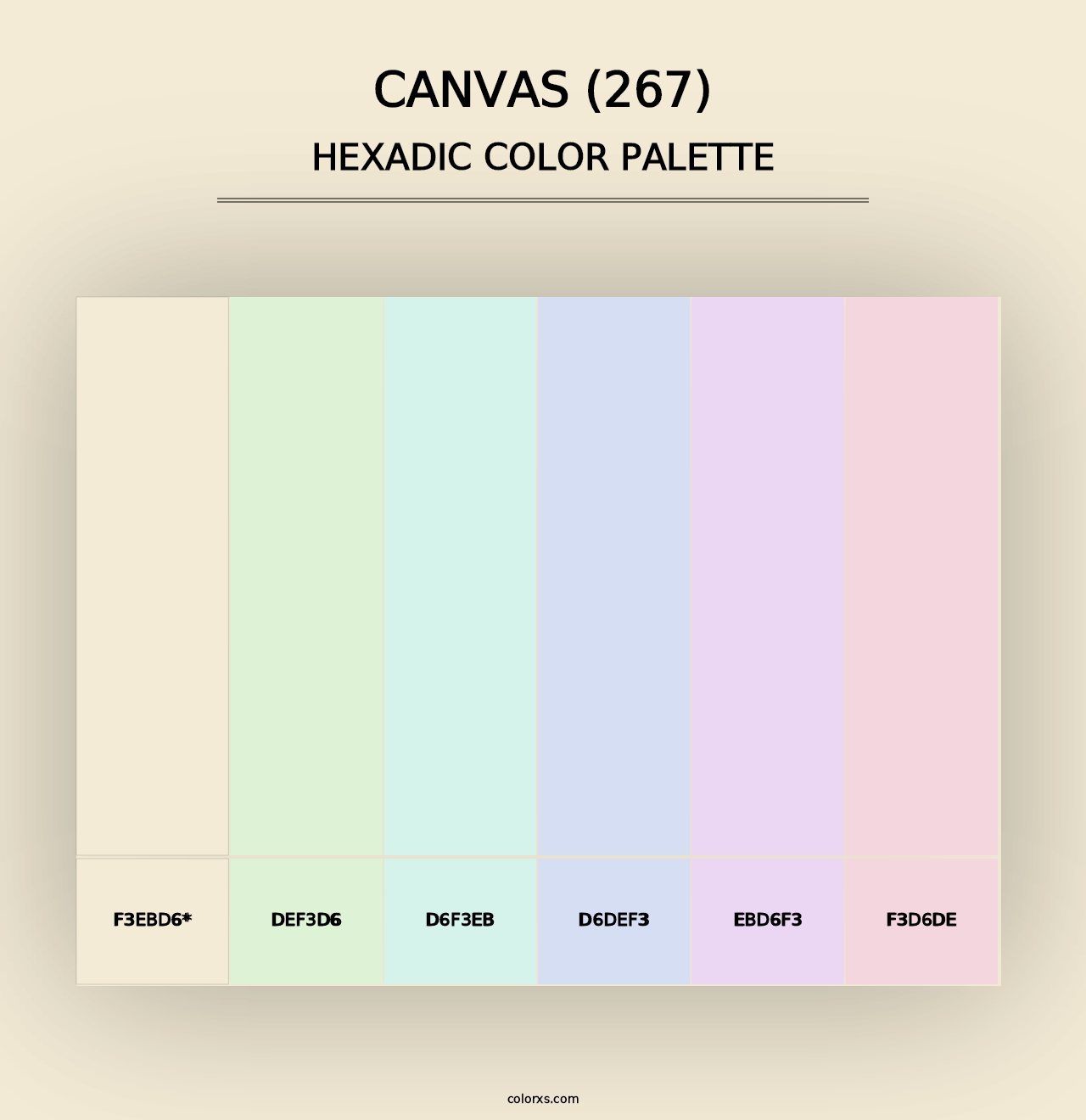 Canvas (267) - Hexadic Color Palette