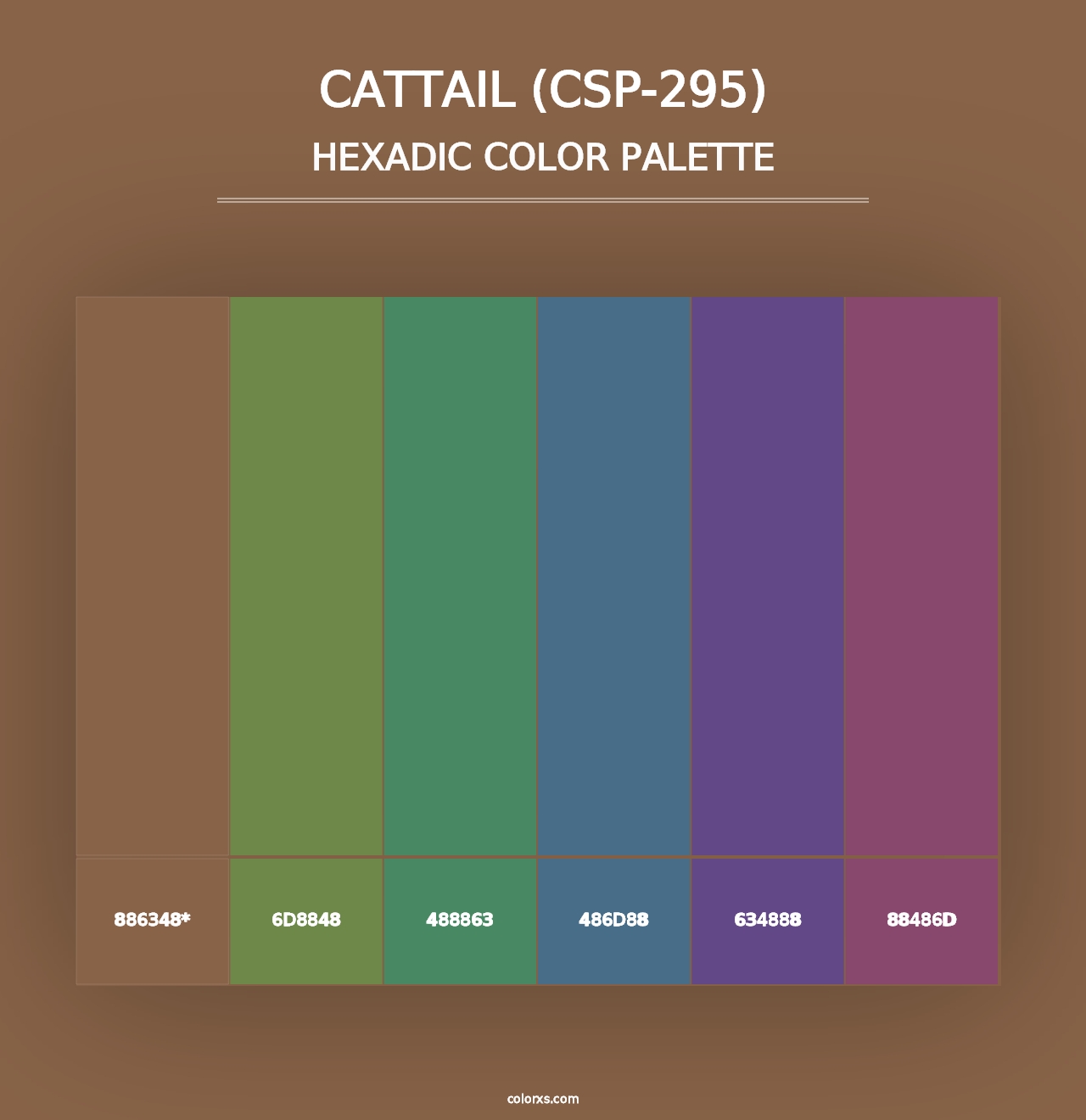 Cattail (CSP-295) - Hexadic Color Palette