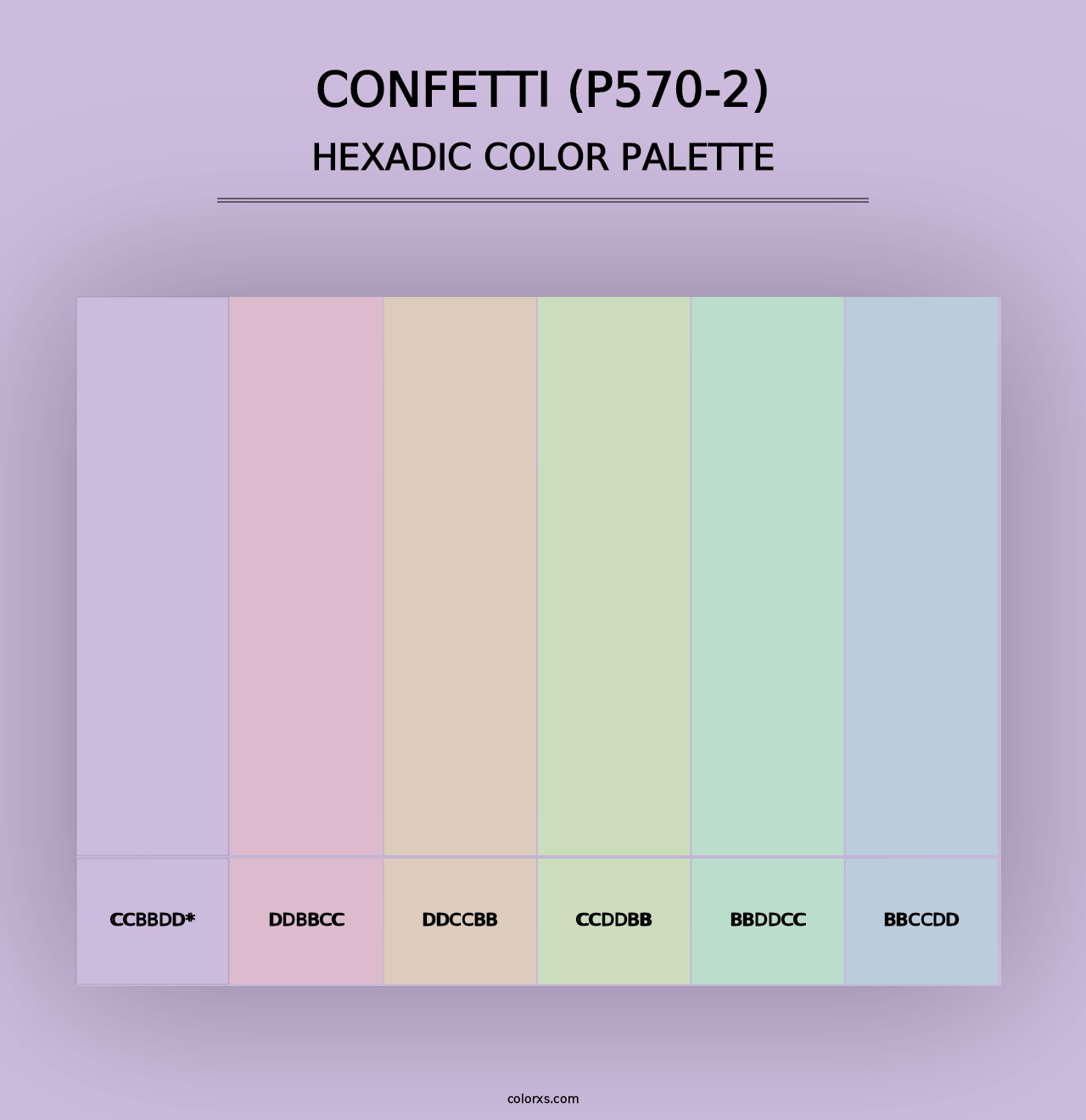 Confetti (P570-2) - Hexadic Color Palette