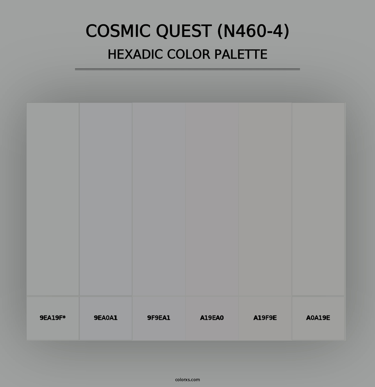 Cosmic Quest (N460-4) - Hexadic Color Palette