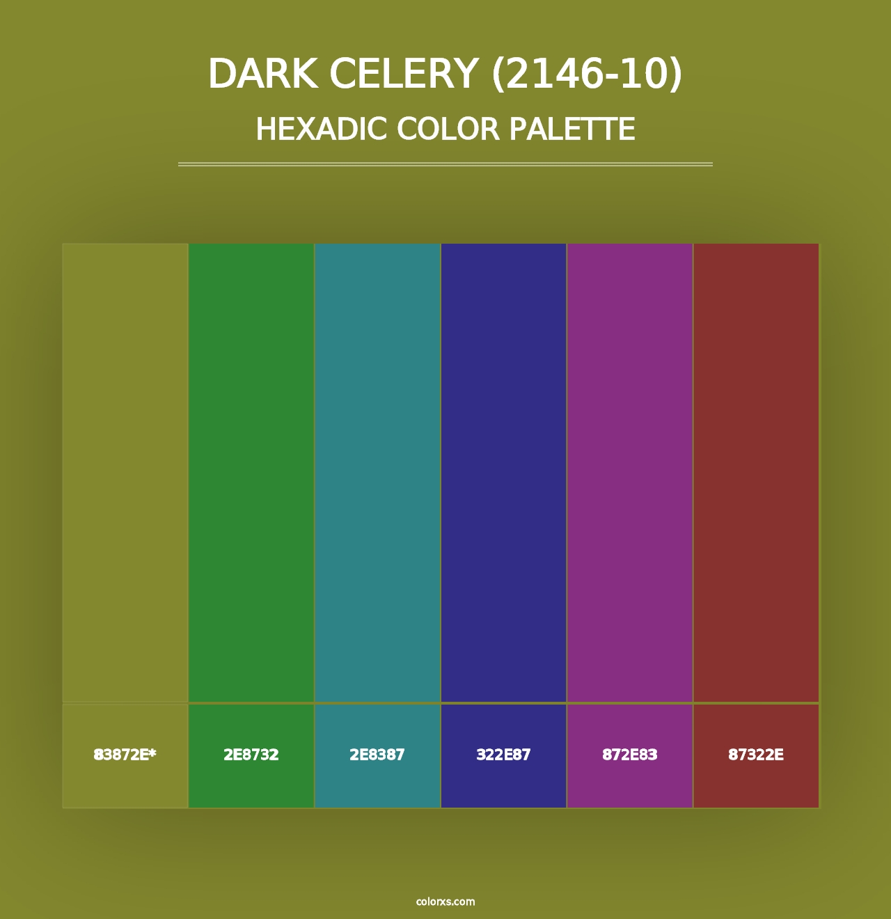 Dark Celery (2146-10) - Hexadic Color Palette