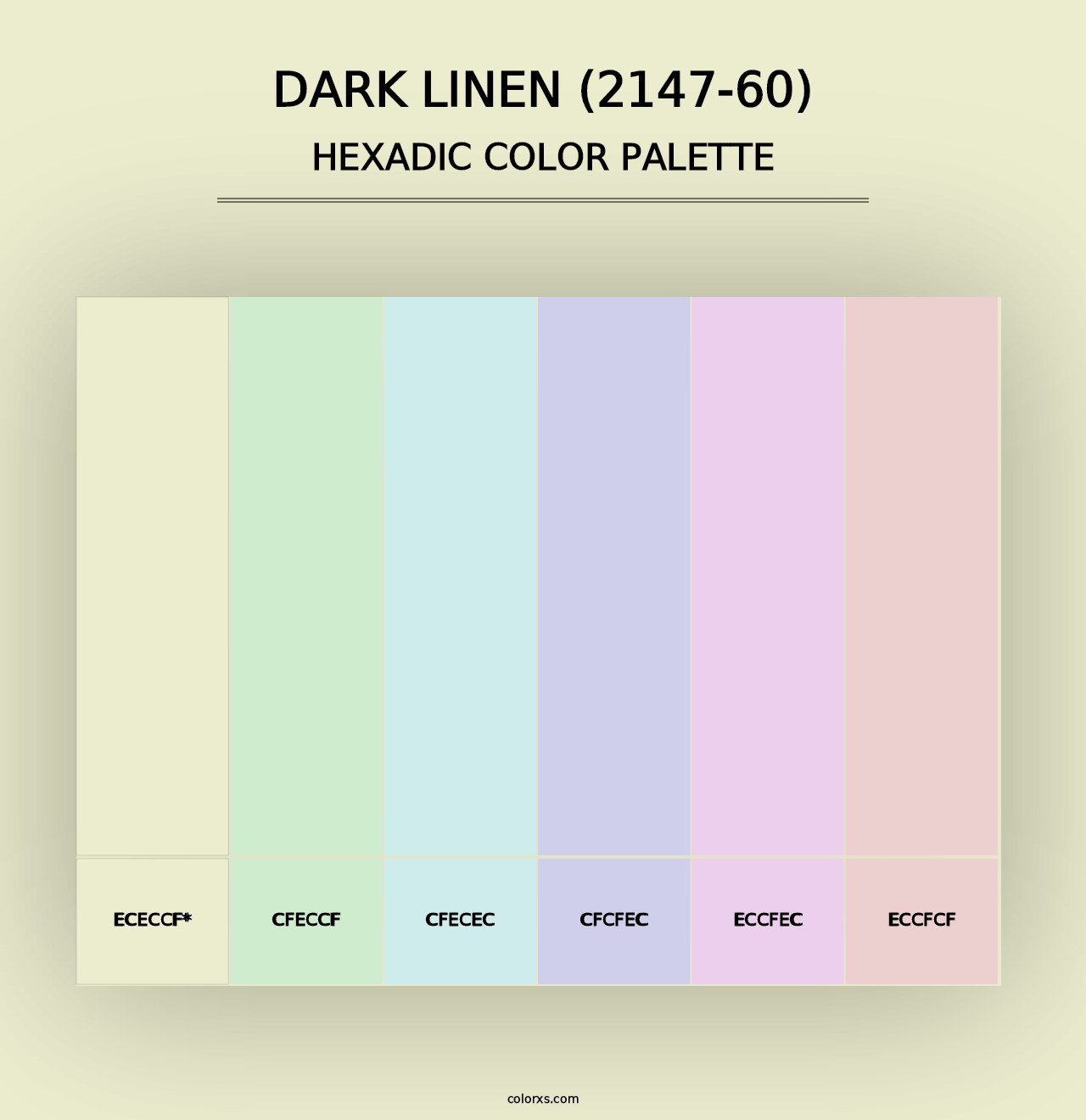 Dark Linen (2147-60) - Hexadic Color Palette