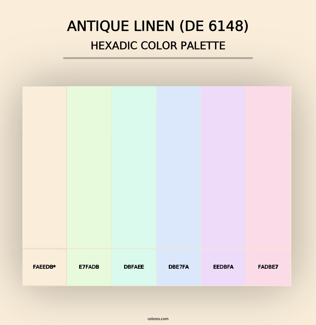 Antique Linen (DE 6148) - Hexadic Color Palette