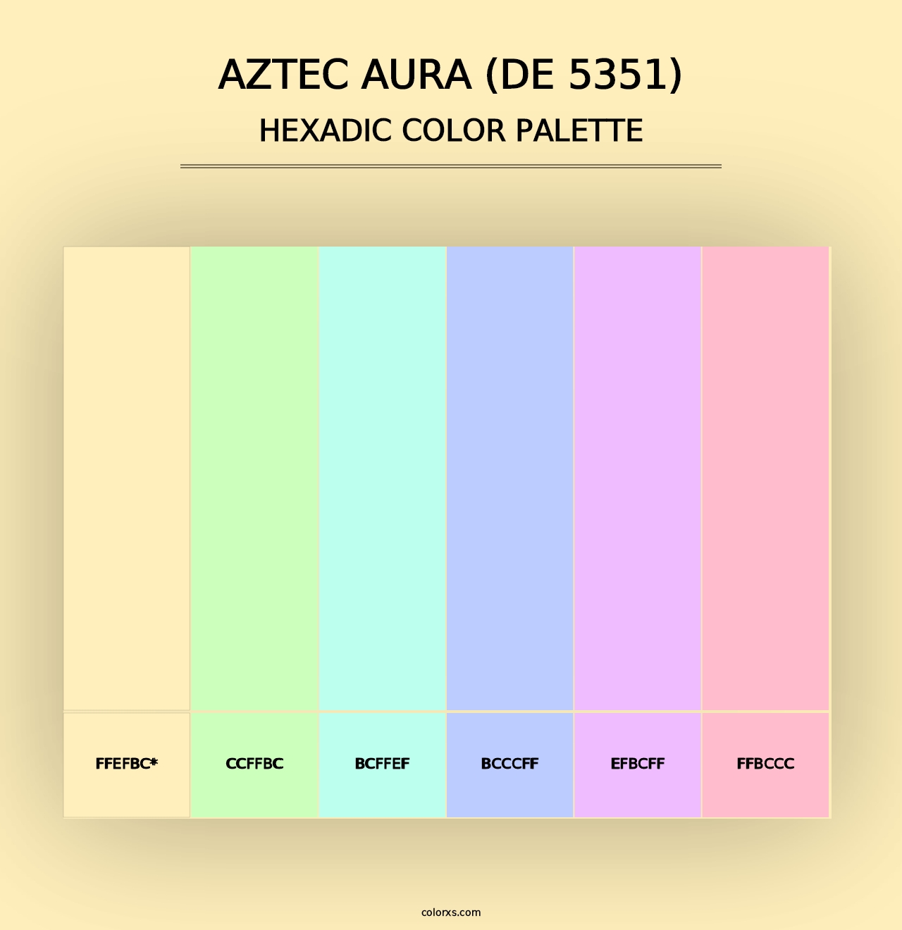 Aztec Aura (DE 5351) - Hexadic Color Palette