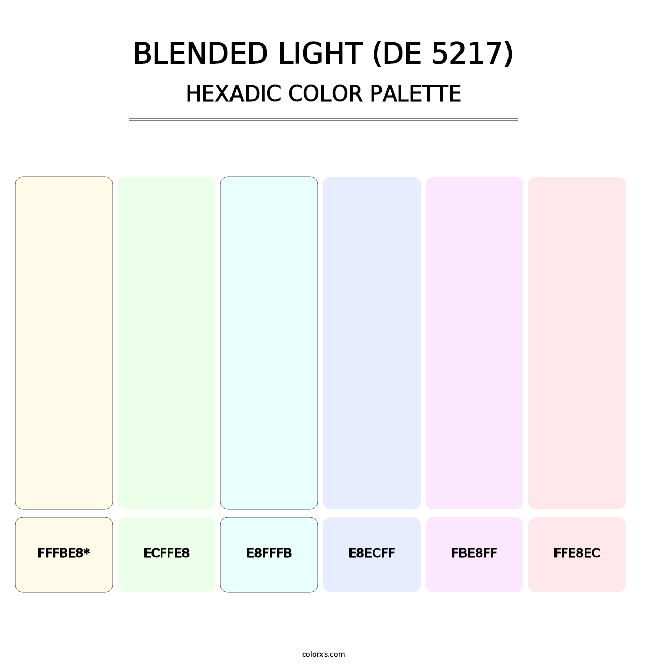 Blended Light (DE 5217) - Hexadic Color Palette