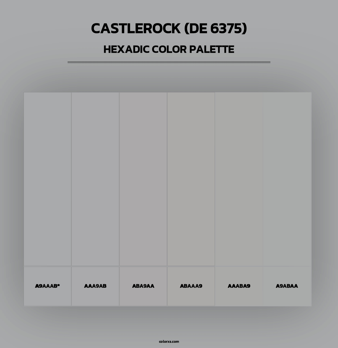 Castlerock (DE 6375) - Hexadic Color Palette