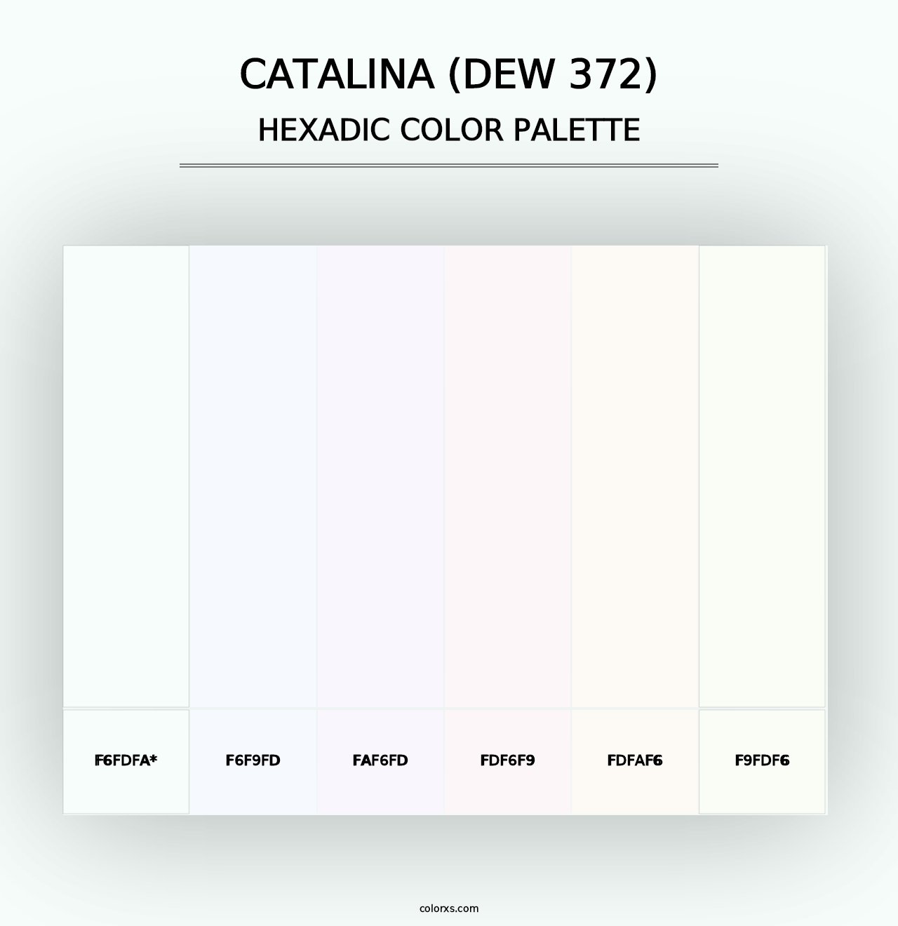 Catalina (DEW 372) - Hexadic Color Palette