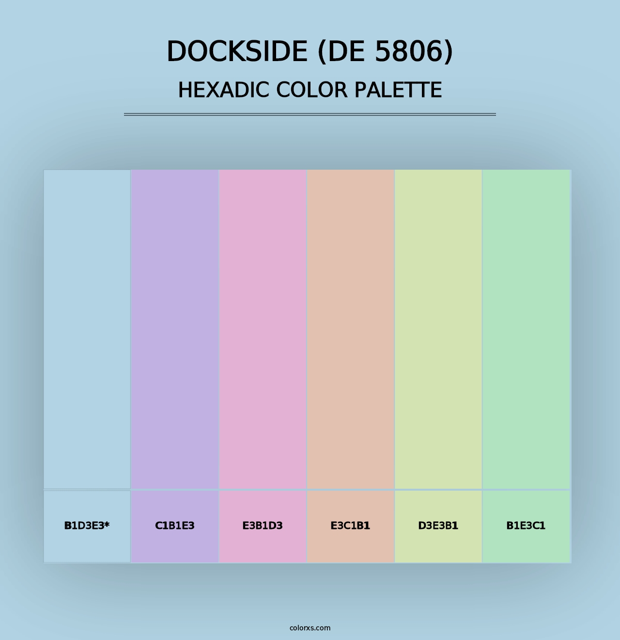 Dockside (DE 5806) - Hexadic Color Palette