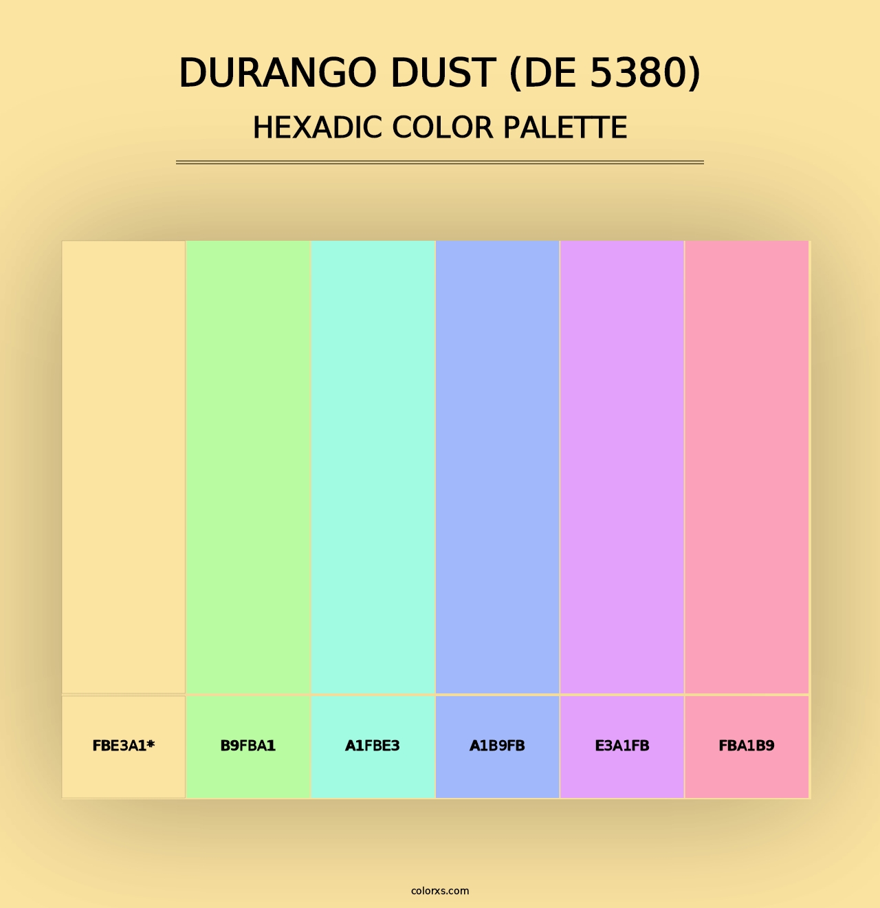 Durango Dust (DE 5380) - Hexadic Color Palette