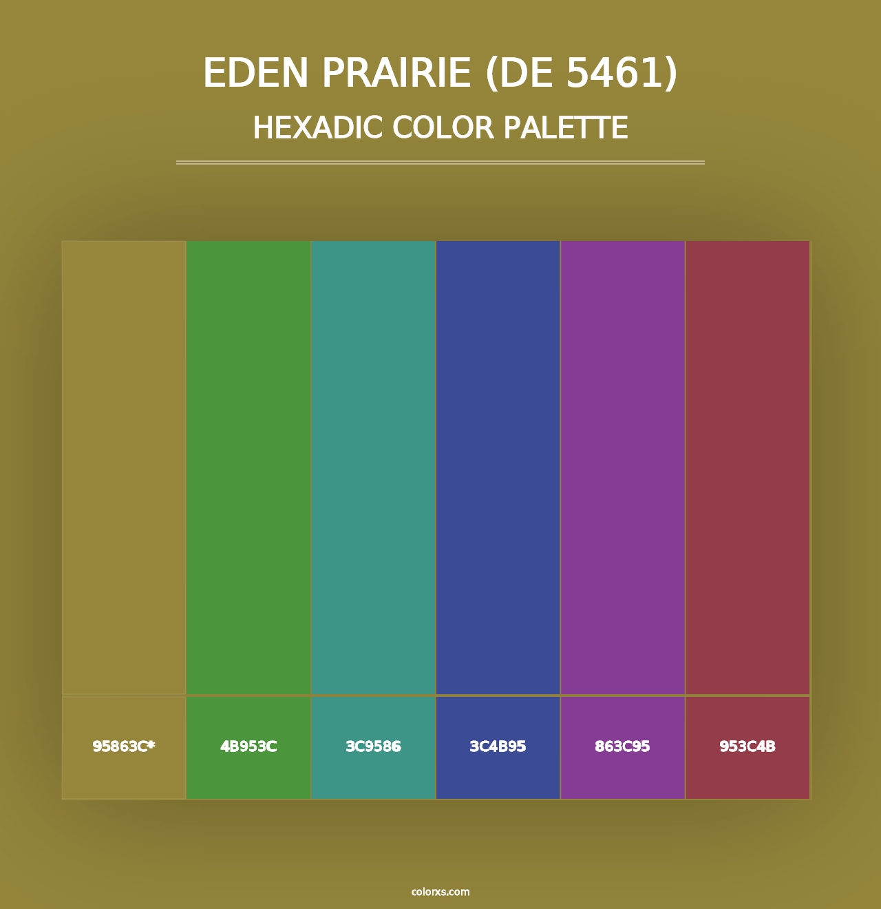 Eden Prairie (DE 5461) - Hexadic Color Palette