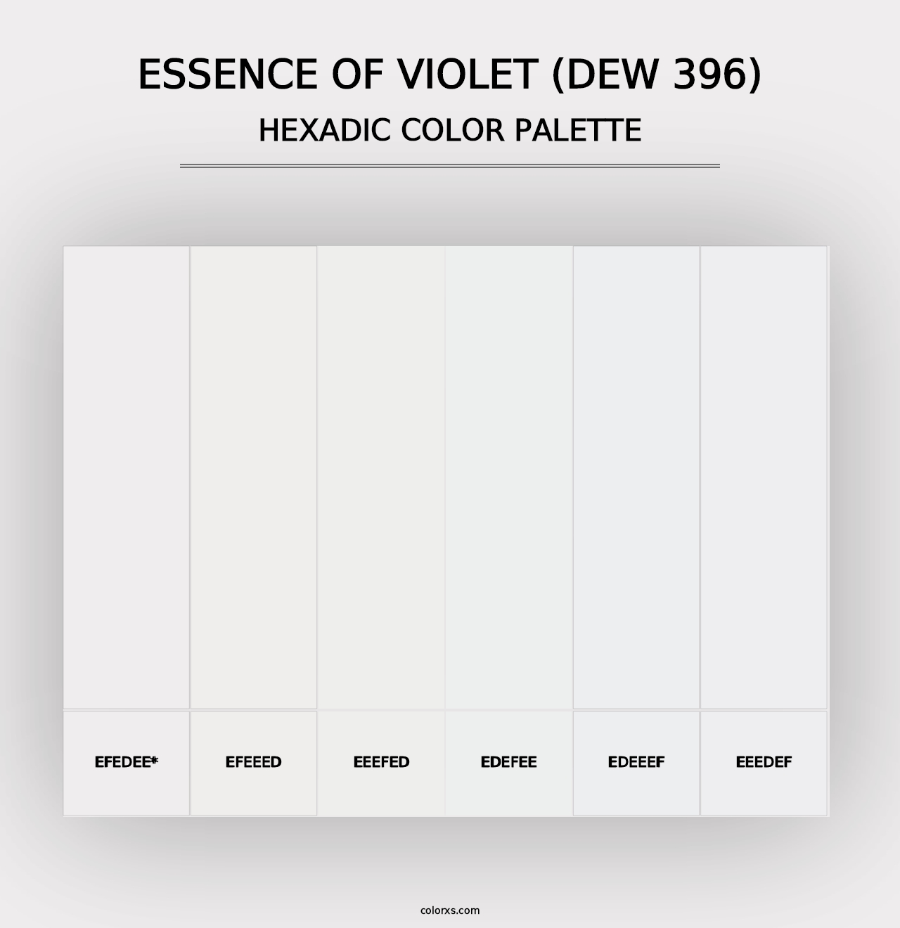 Essence of Violet (DEW 396) - Hexadic Color Palette