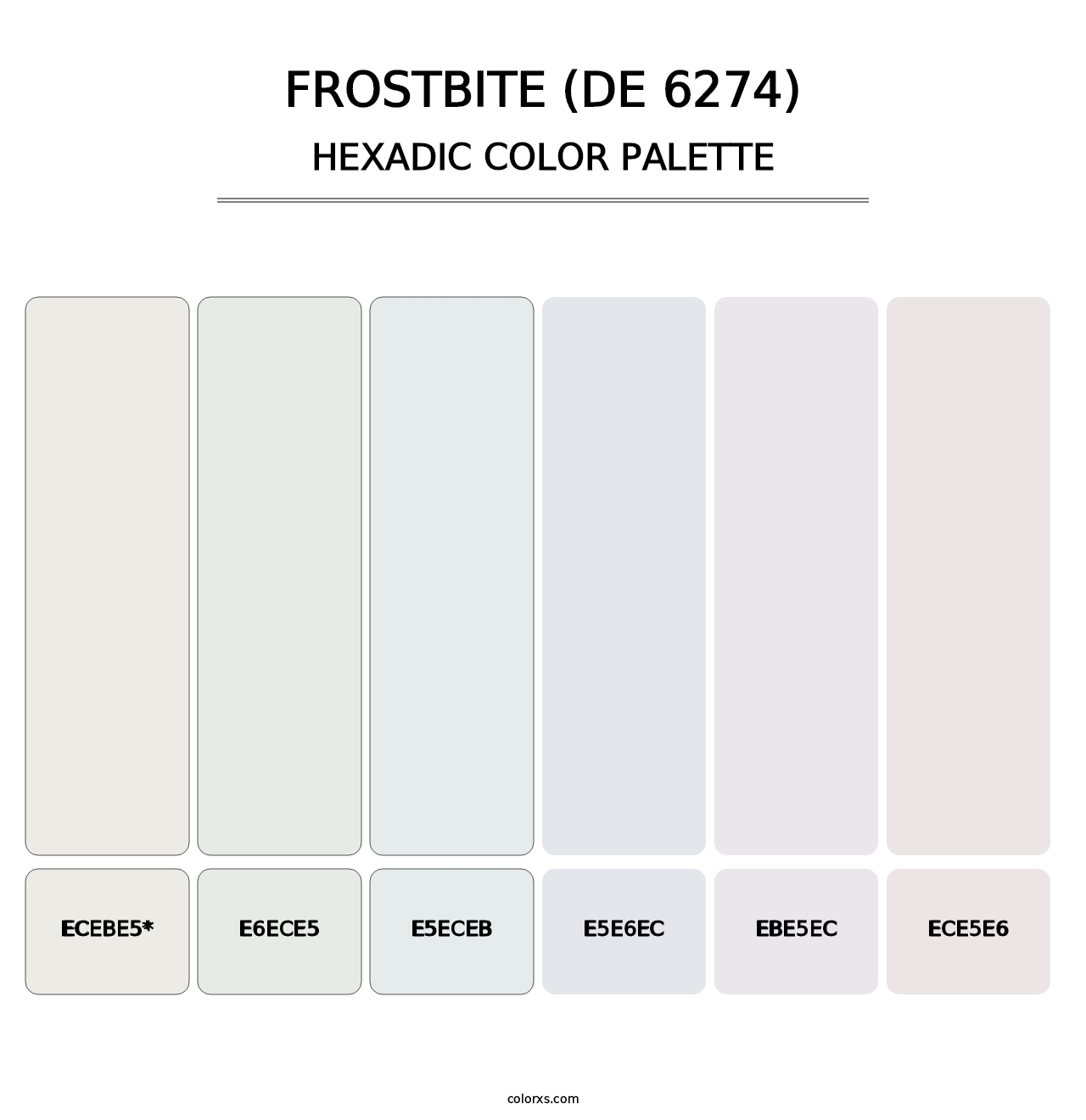 Frostbite (DE 6274) - Hexadic Color Palette