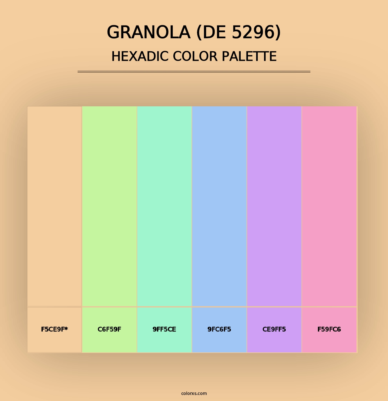 Granola (DE 5296) - Hexadic Color Palette