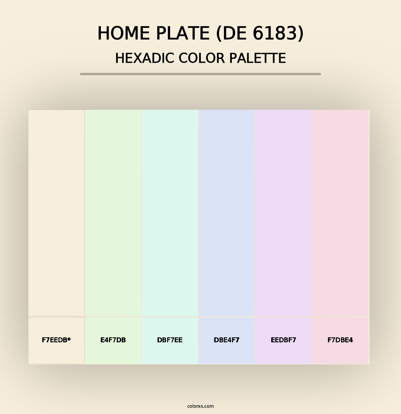 Home Plate (DE 6183) - Hexadic Color Palette