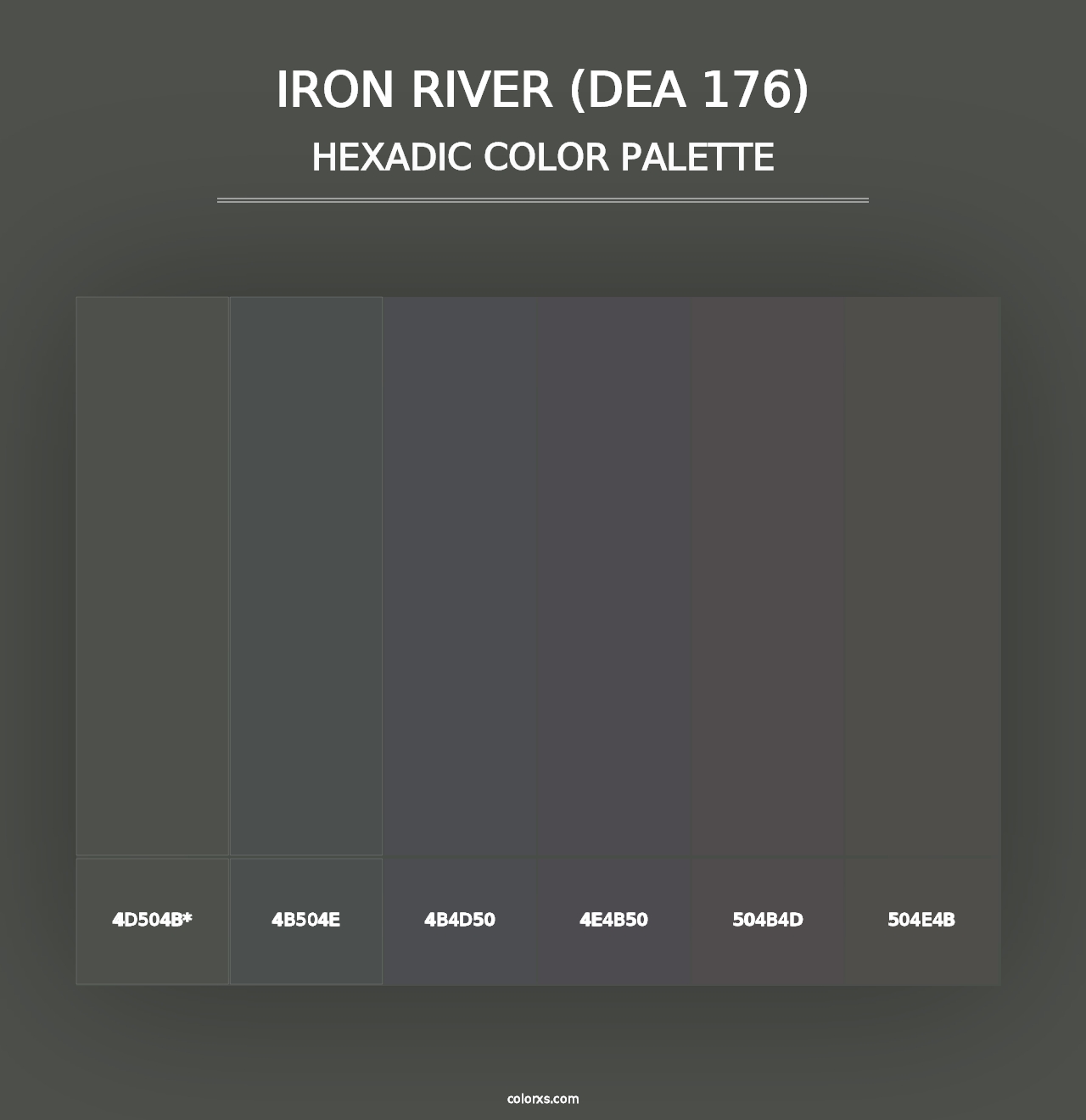 Iron River (DEA 176) - Hexadic Color Palette