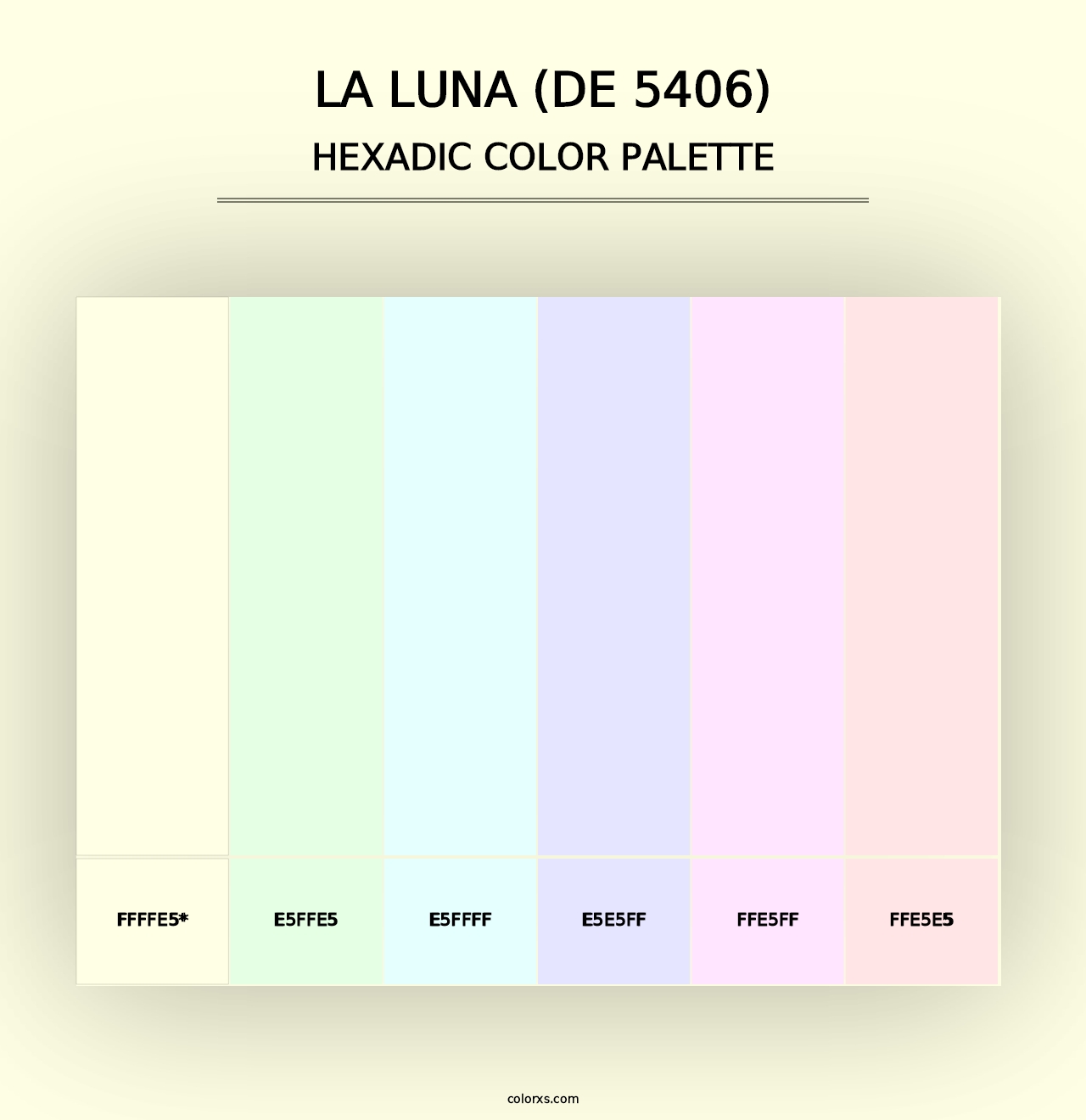 La Luna (DE 5406) - Hexadic Color Palette