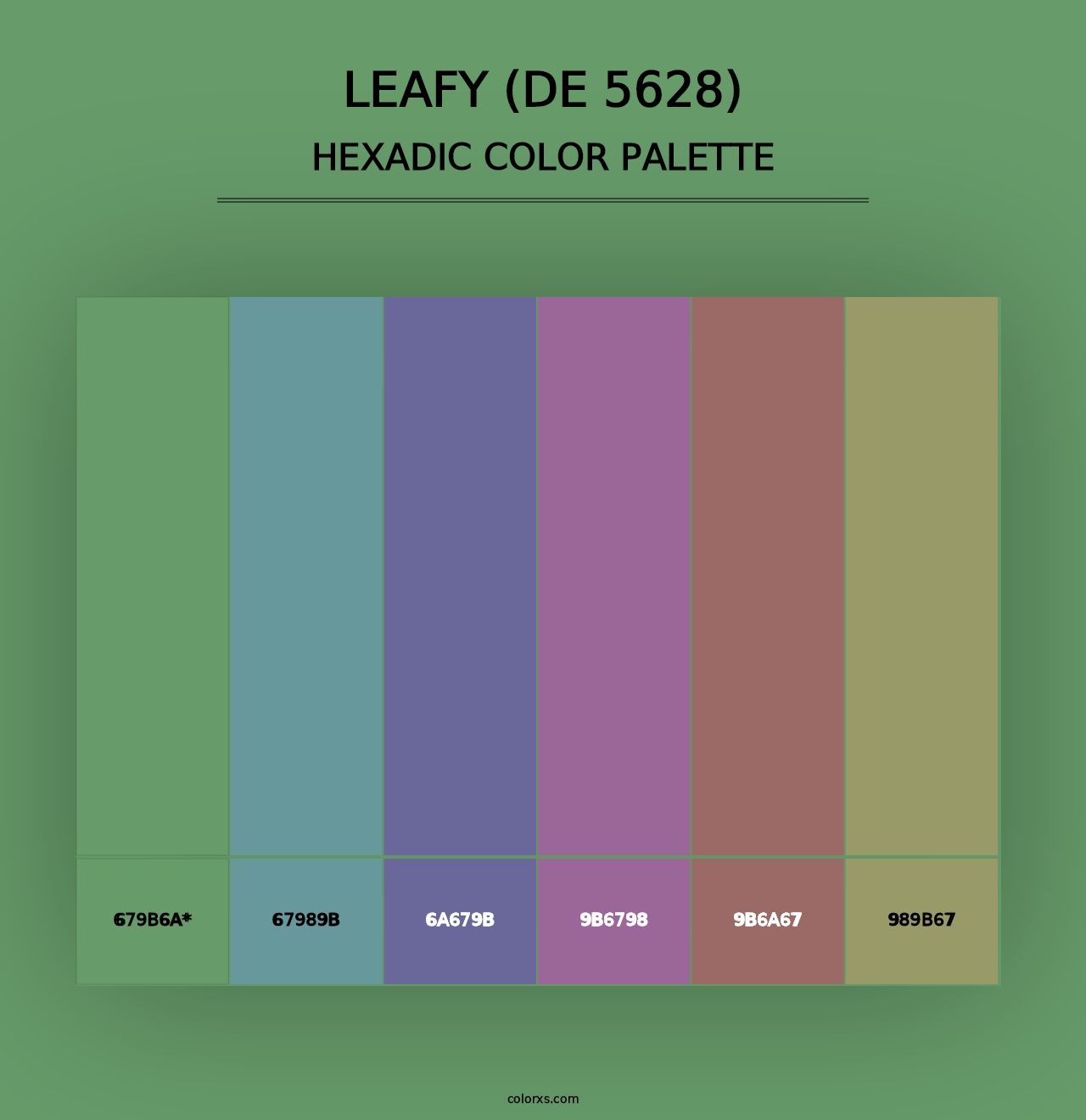 Leafy (DE 5628) - Hexadic Color Palette