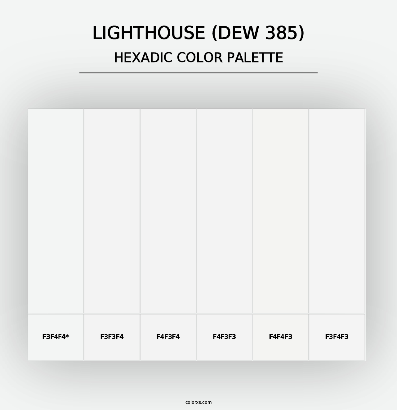 Lighthouse (DEW 385) - Hexadic Color Palette