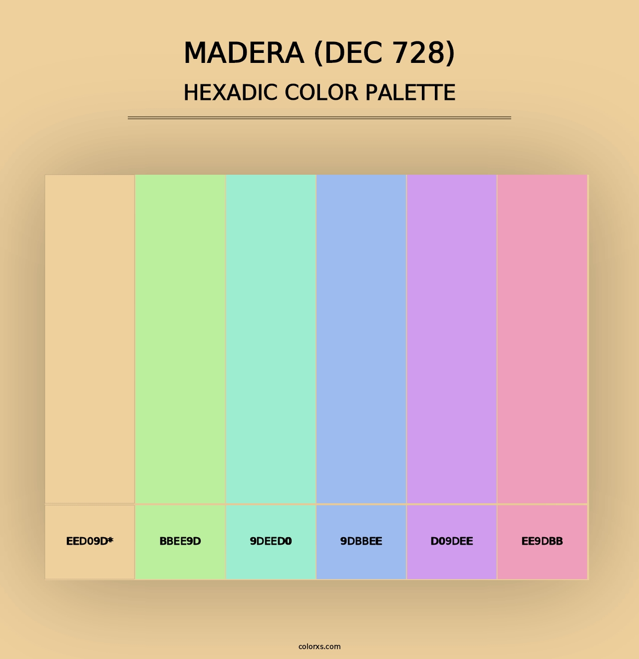 Madera (DEC 728) - Hexadic Color Palette