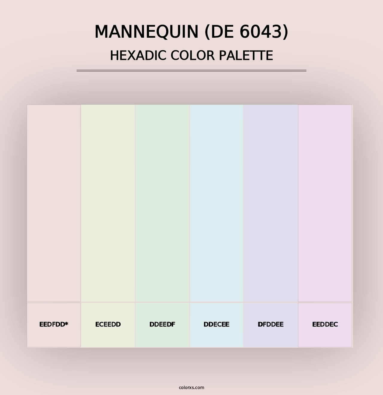 Mannequin (DE 6043) - Hexadic Color Palette