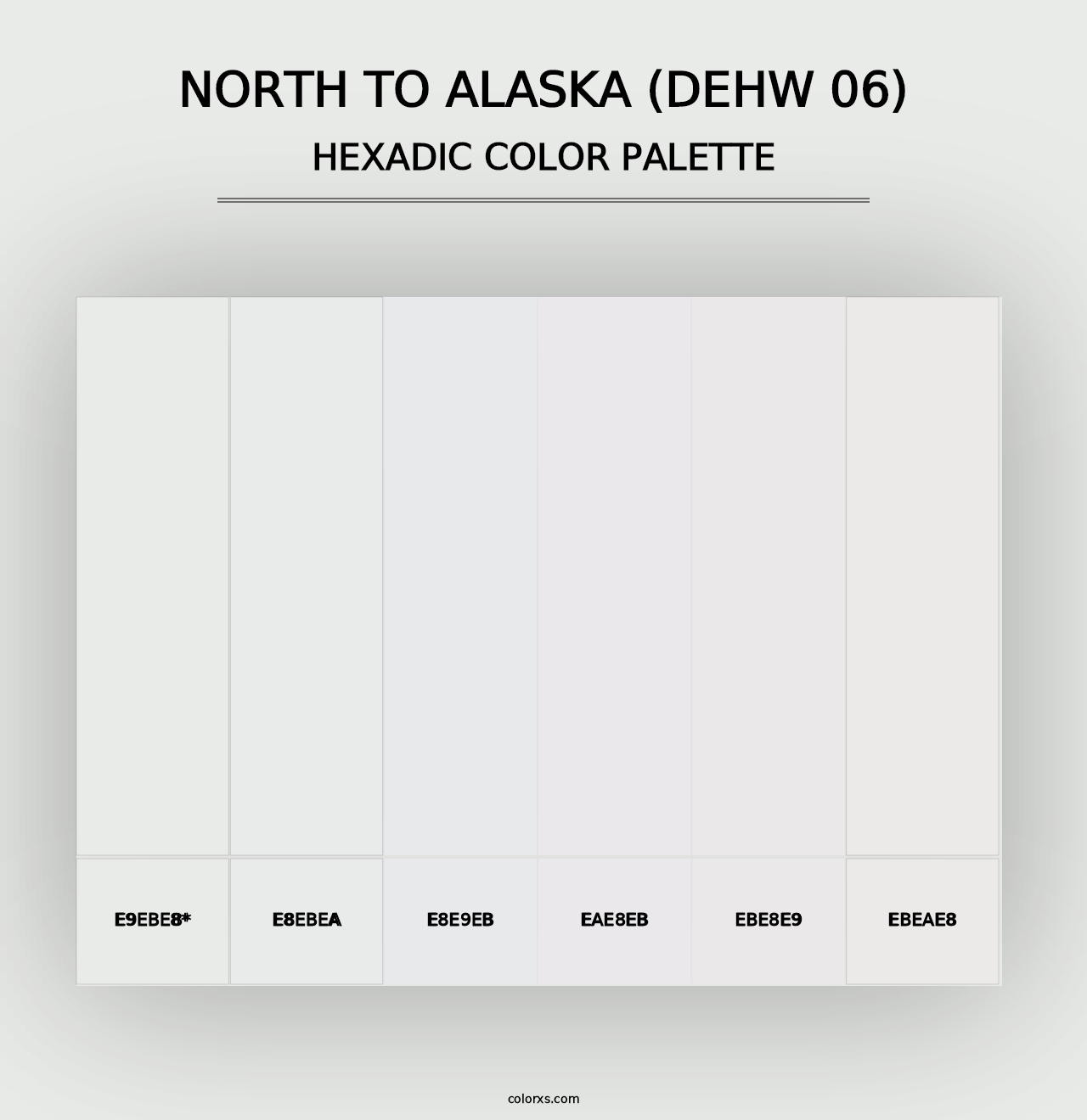 North To Alaska (DEHW 06) - Hexadic Color Palette